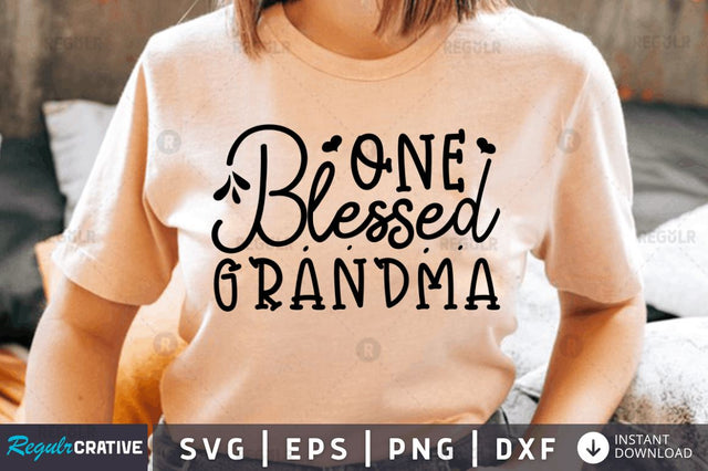 One blessed grandma SVG SVG Regulrcrative 