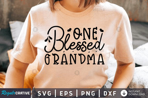 One blessed grandma SVG SVG Regulrcrative 