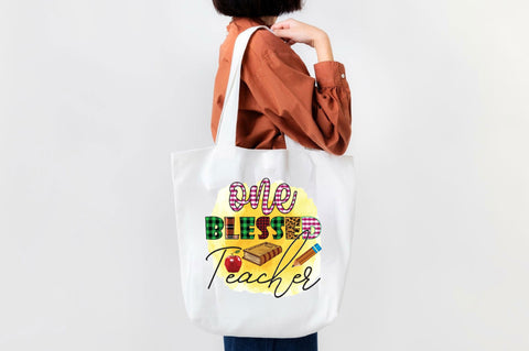 One Blessed Teacher Sublimation SVGArt 