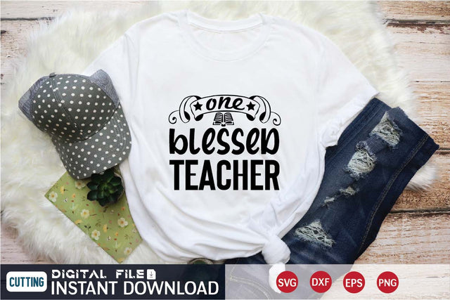 one blessed teacher SVG designer krishna 