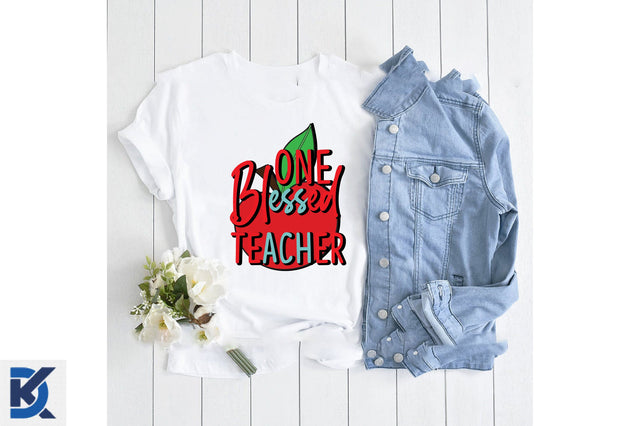 One Blessed Teacher SVG SVGista 