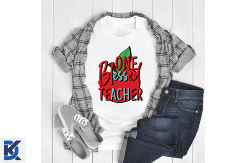 One Blessed Teacher SVG SVGista 