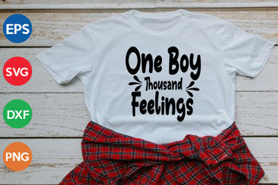One Boy Thousand Feelings SVG thesvgfactory 