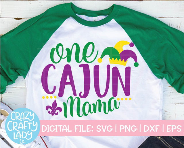 One Cajun Mama SVG Crazy Crafty Lady Co. 