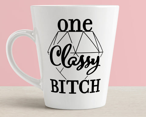 One Classy Bitch SVG Design SVG Crafting After Dark 
