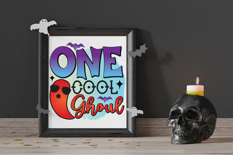 One Cool Ghoul | Halloween PNG Sublimation Sublimation CraftLabSVG 