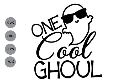 One Cool Ghoul| Halloween SVG Cutting Files SVG CosmosFineArt 
