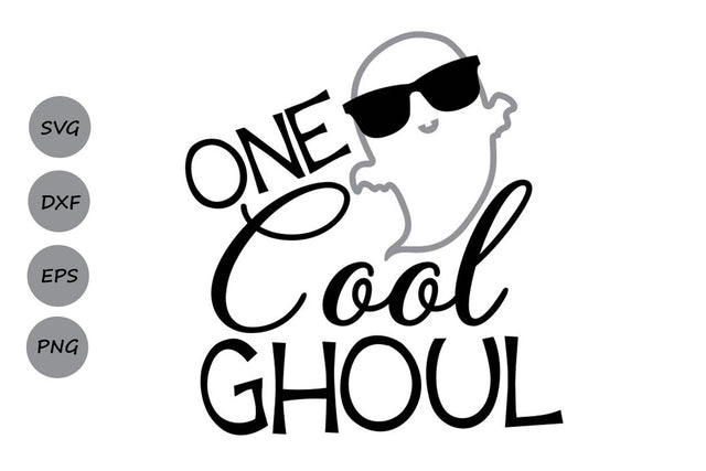 One Cool Ghoul| Halloween SVG Cutting Files SVG CosmosFineArt 