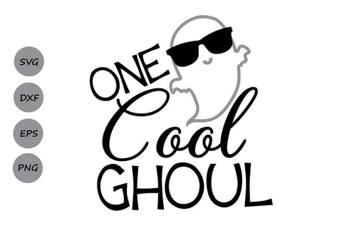 One Cool Ghoul| Halloween SVG Cutting Files SVG CosmosFineArt 