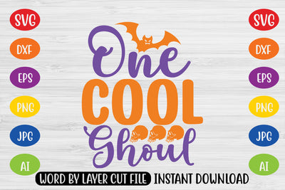 One Cool Ghoul SVG CUT FILE SVG MStudio 