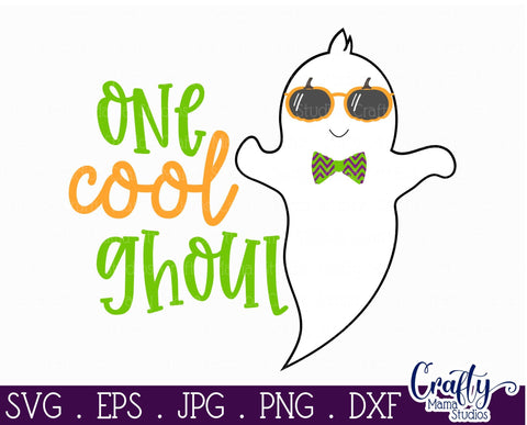 One Cool Ghoul Svg - Halloween SVG Crafty Mama Studios 