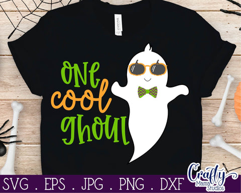 One Cool Ghoul Svg - Halloween SVG Crafty Mama Studios 