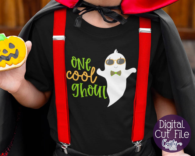 One Cool Ghoul Svg - Halloween SVG Crafty Mama Studios 