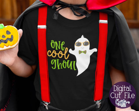 One Cool Ghoul Svg - Halloween SVG Crafty Mama Studios 