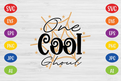 One Cool Ghoul SVG SVG MStudio 