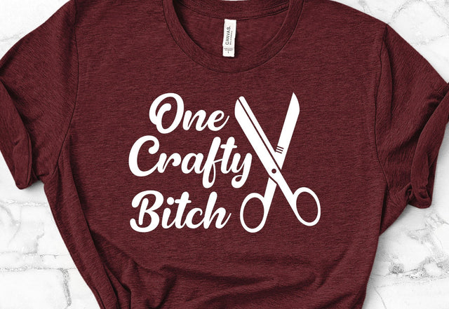 One Crafty Bitch SVG | So Fontsy SVG Crafting After Dark 
