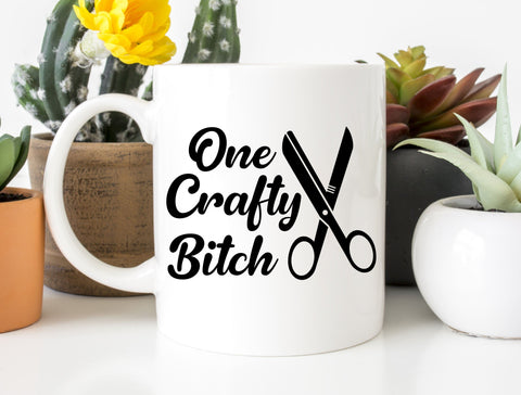 One Crafty Bitch SVG | So Fontsy SVG Crafting After Dark 