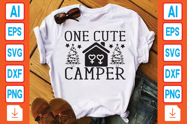 One Cute Camper SVG Craftlabsvg24 