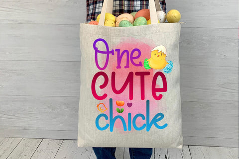 One Cute Chick PNG I Easter Sublimation I Easter PNG Sublimation Happy Printables Club 