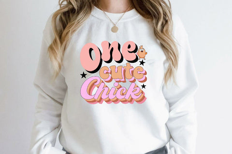 one cute chick Sublimation SVGArt 