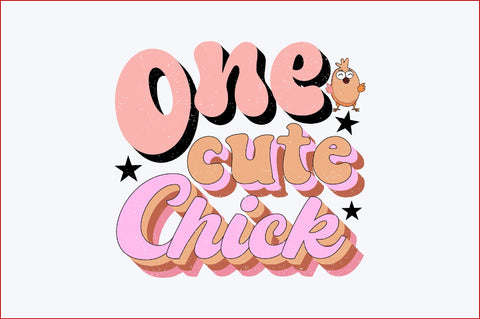 one cute chick Sublimation SVGArt 
