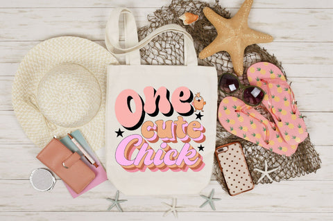 one cute chick Sublimation SVGArt 