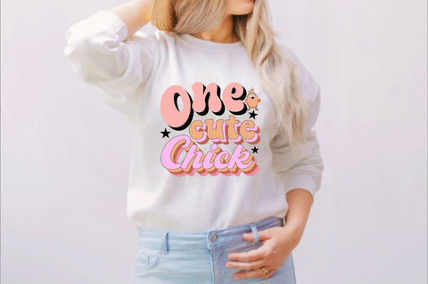 one cute chick Sublimation SVGArt 