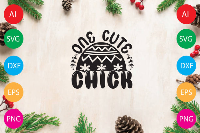 One Cute Chick SVG CraftlabSvg29 