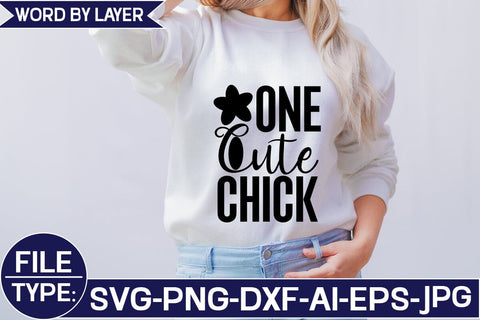 One Cute Chick SVG Cut File SVG Studio Innate 