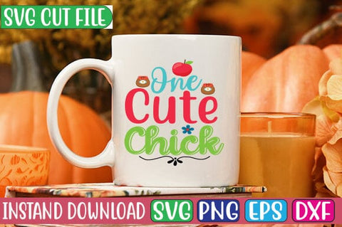 One Cute Chick SVG Cut File SVG Studio Innate 
