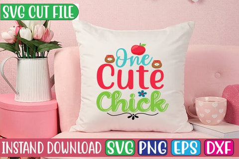 One Cute Chick SVG Cut File SVG Studio Innate 