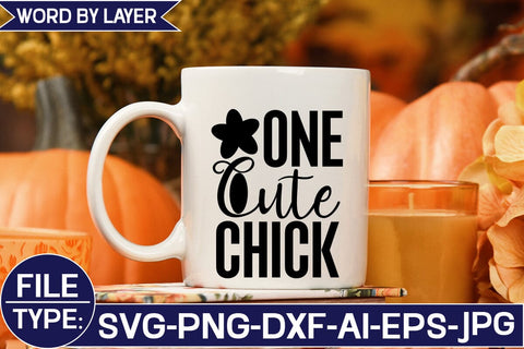 One Cute Chick SVG Cut File SVG Studio Innate 