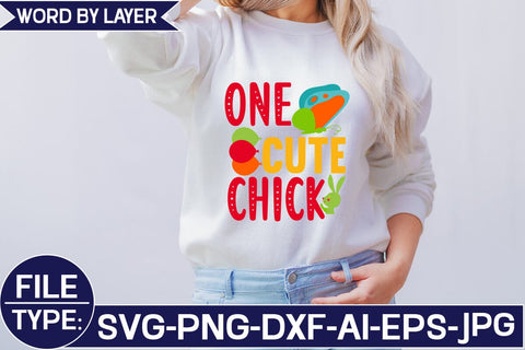 One Cute Chick SVG Cut File SVG Studio Innate 