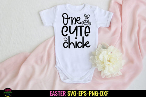 One Cute Chick SVG I Easter SVG I Easter Cut Files I Easter SVG Happy Printables Club 