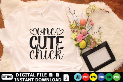 One Cute Chick SVG Shahin alam 