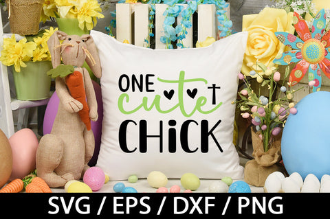 One cute chick svg SVG akazaddesign 
