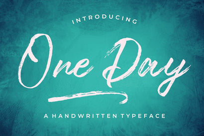 One Day Font Poen1983 