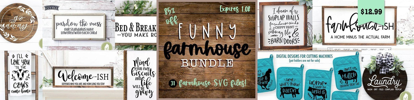 One Day Only TBT: Funny Farmhouse Bundle
