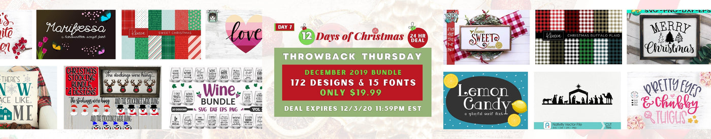 One Day Only Thowback December 2019 Bundle
