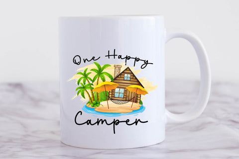 One Happy Camper Sublimation Sublimation Rupkotha 