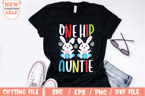 One Hip Auntie SVG SVG Creativeart88 
