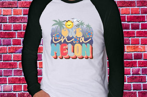 One in a Melon Sublimation SVGArt 