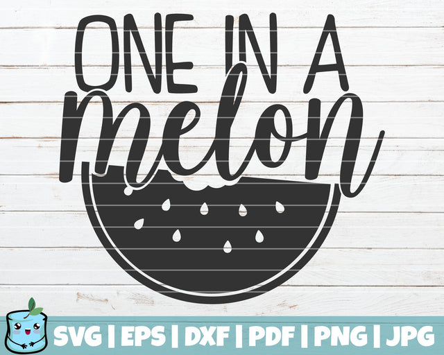 One In A Melon SVG MintyMarshmallows 