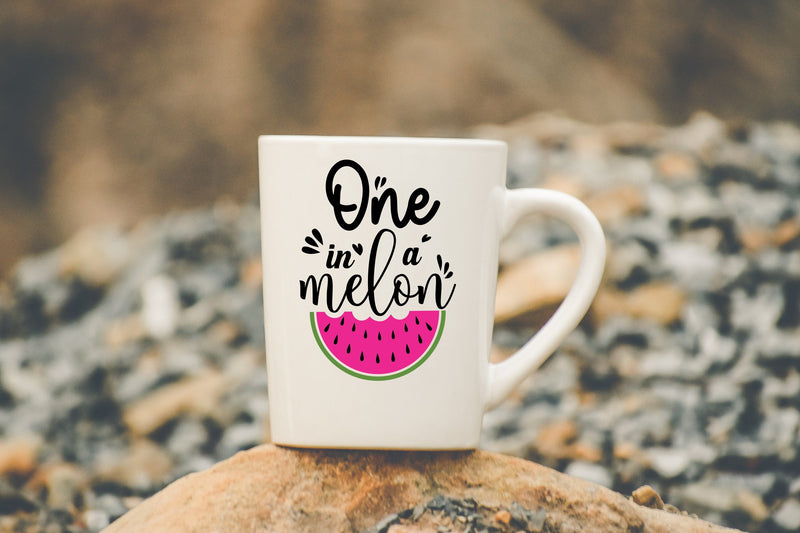 One in a melon svg, Summer Melon svg saying SVG SmmrDesign 