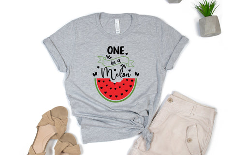 One in a melon svg, Summer svg design SVG SmmrDesign 