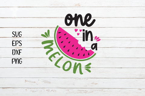 One in a Melon Svg vol-03, Summer Melon Svg SVG SmmrDesign 