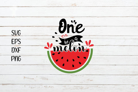 One in a Melon Svg vol-04, Summer Melon Svg SVG SmmrDesign 