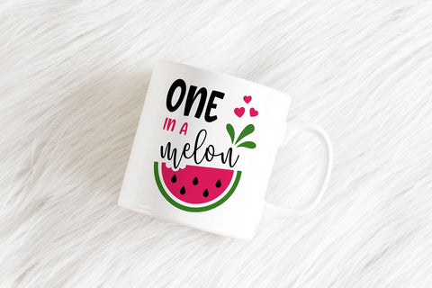 One In A Melon SVG | Watermelon SVG SVG B Renee Design 