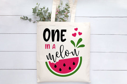 One In A Melon SVG | Watermelon SVG SVG B Renee Design 