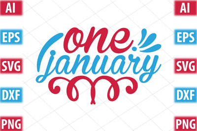one january SVG SVGista 